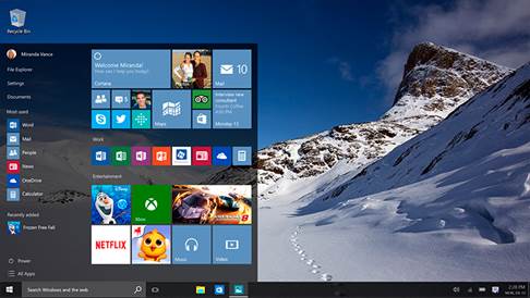 boton inicio Windows10